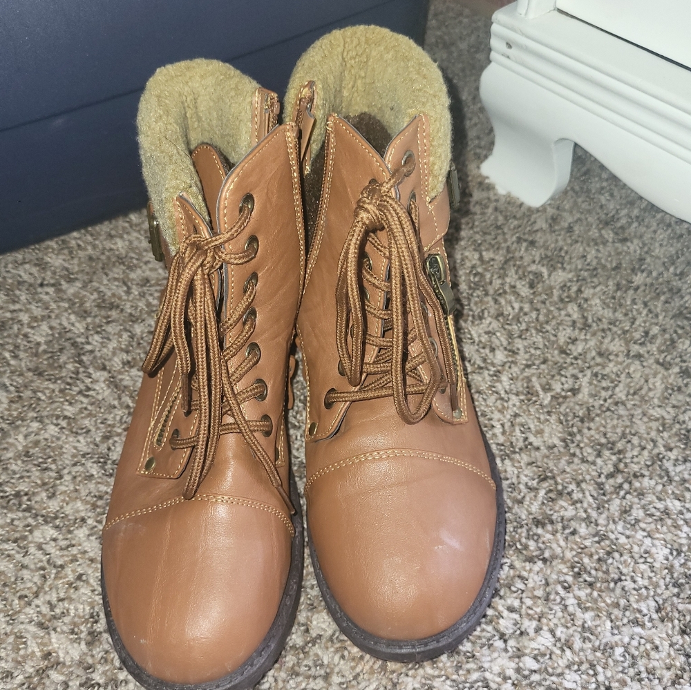 Brown boots